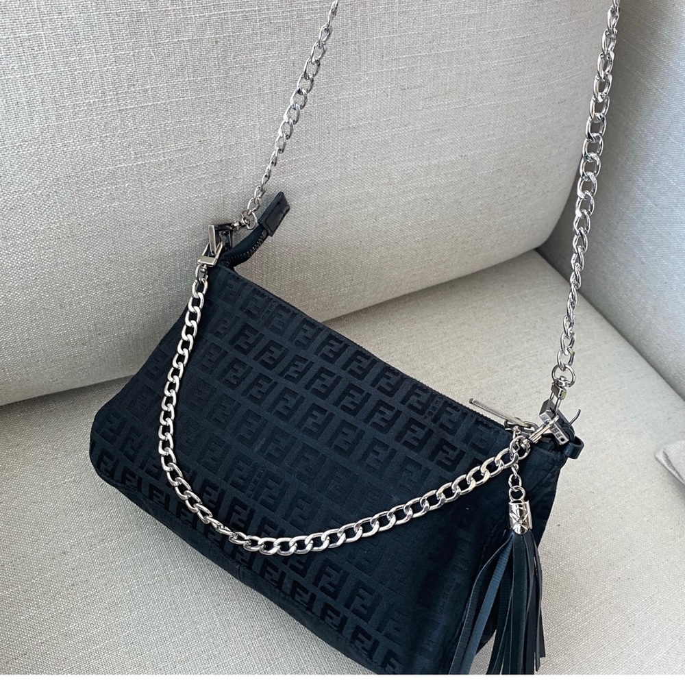 SOLD ‼️‼️Fendi Zucchino Pochette 🖤